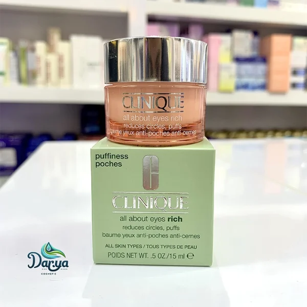 قیمت کرم دور چشم کلینیک اصل مدل All About Eyes Rich